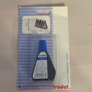 Trodat Blue Stamp Pad Ink